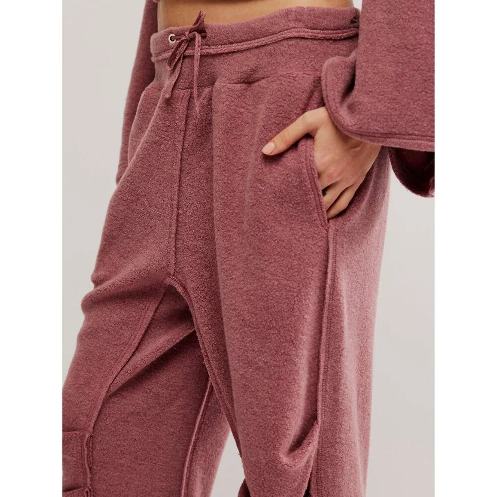 🎉LAST CHANCE🎉 FREE PEOPLE Day Off Fleece Joggers / Wild Ginger - Picture 5 of 9